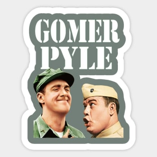 Gomer Pyle , and sgt Carter 1960s sitcom , Sticker